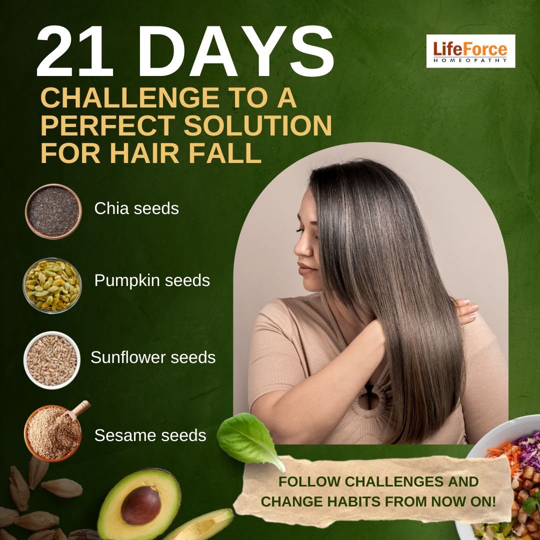 21-Day Diet Challenge For Hair Fall - A Perfect Solution For Hair Fall