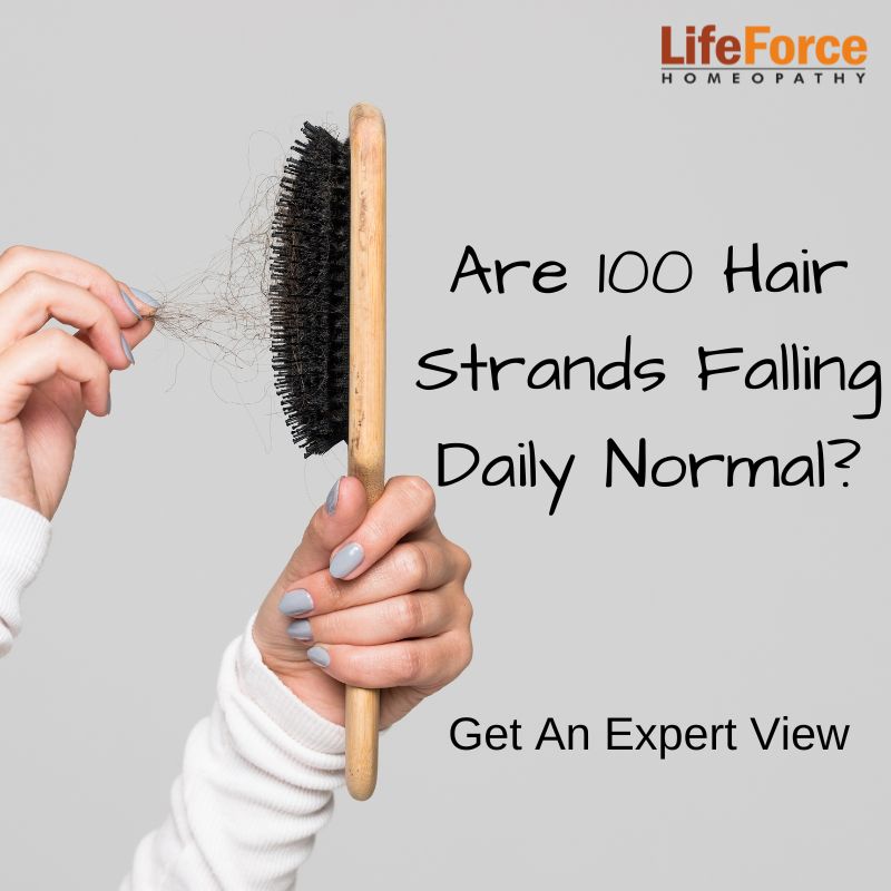 Are 100 Hair Strands Falling Daily Normal? Get An Expert View