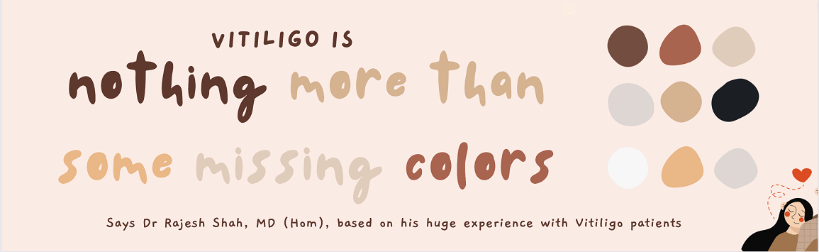 Vitiligo is some color loss